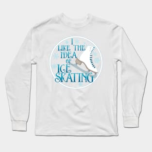 I like the idea of Ice Skating Long Sleeve T-Shirt